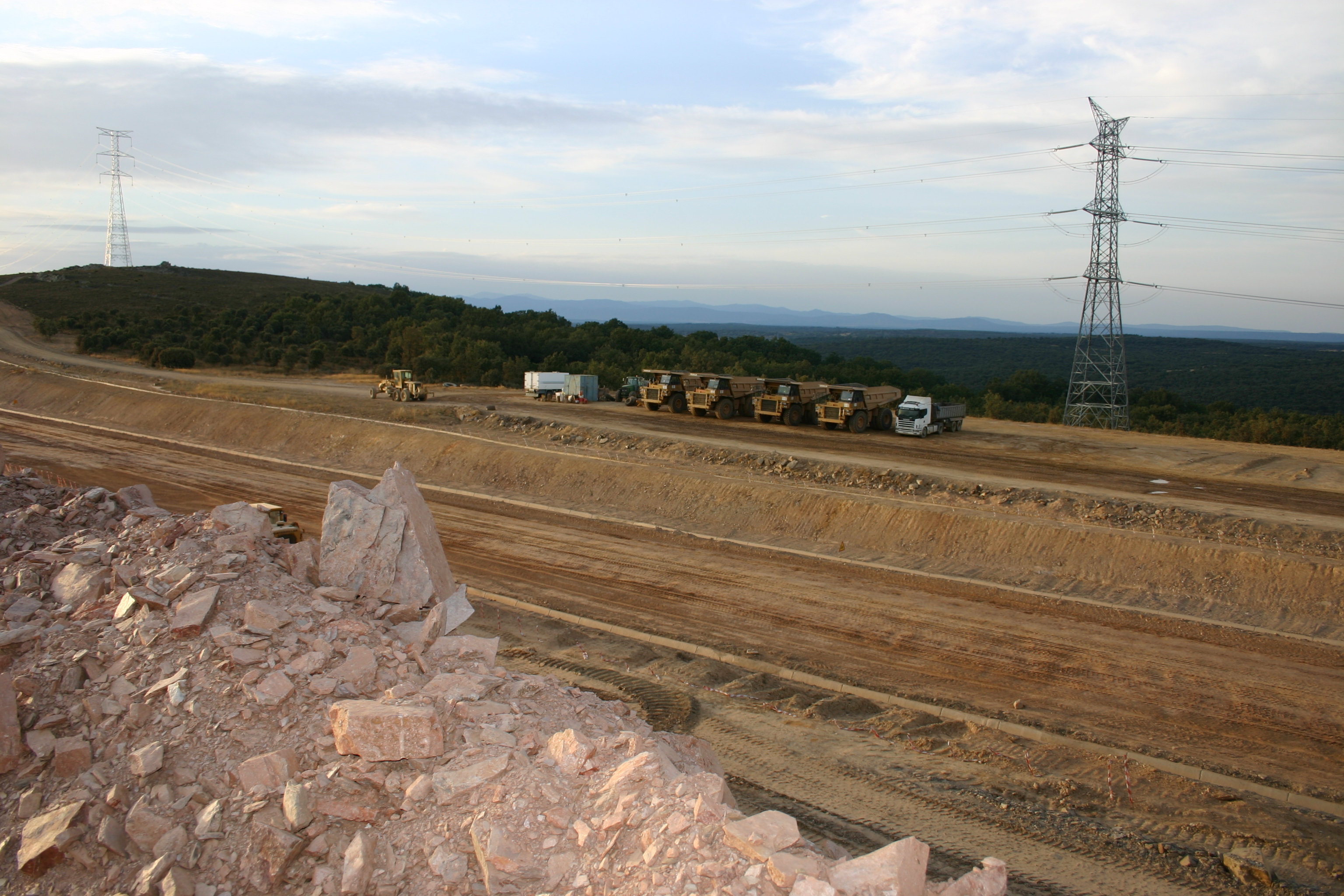Obras de las vías del AVE