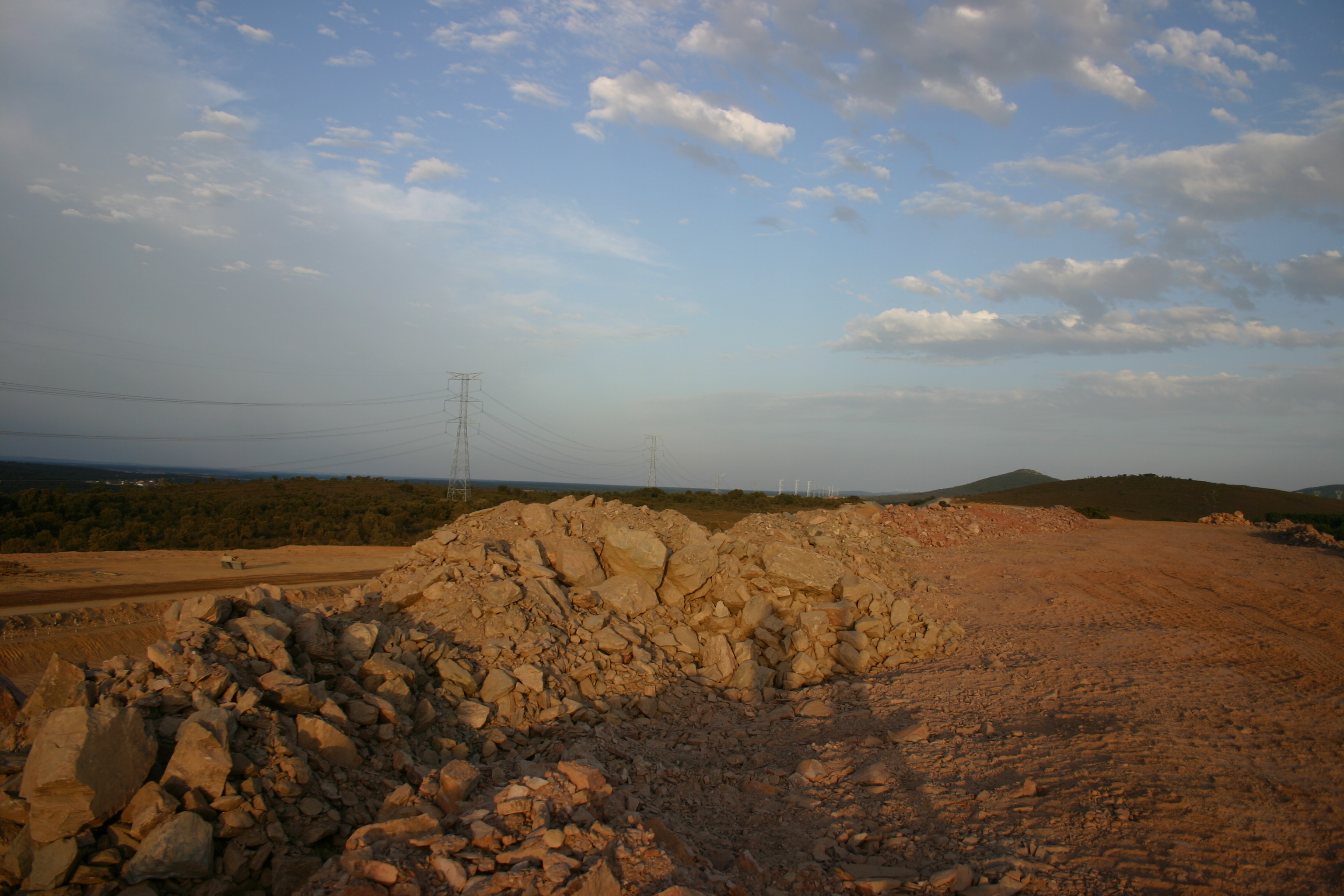 Obras de las vías del AVE