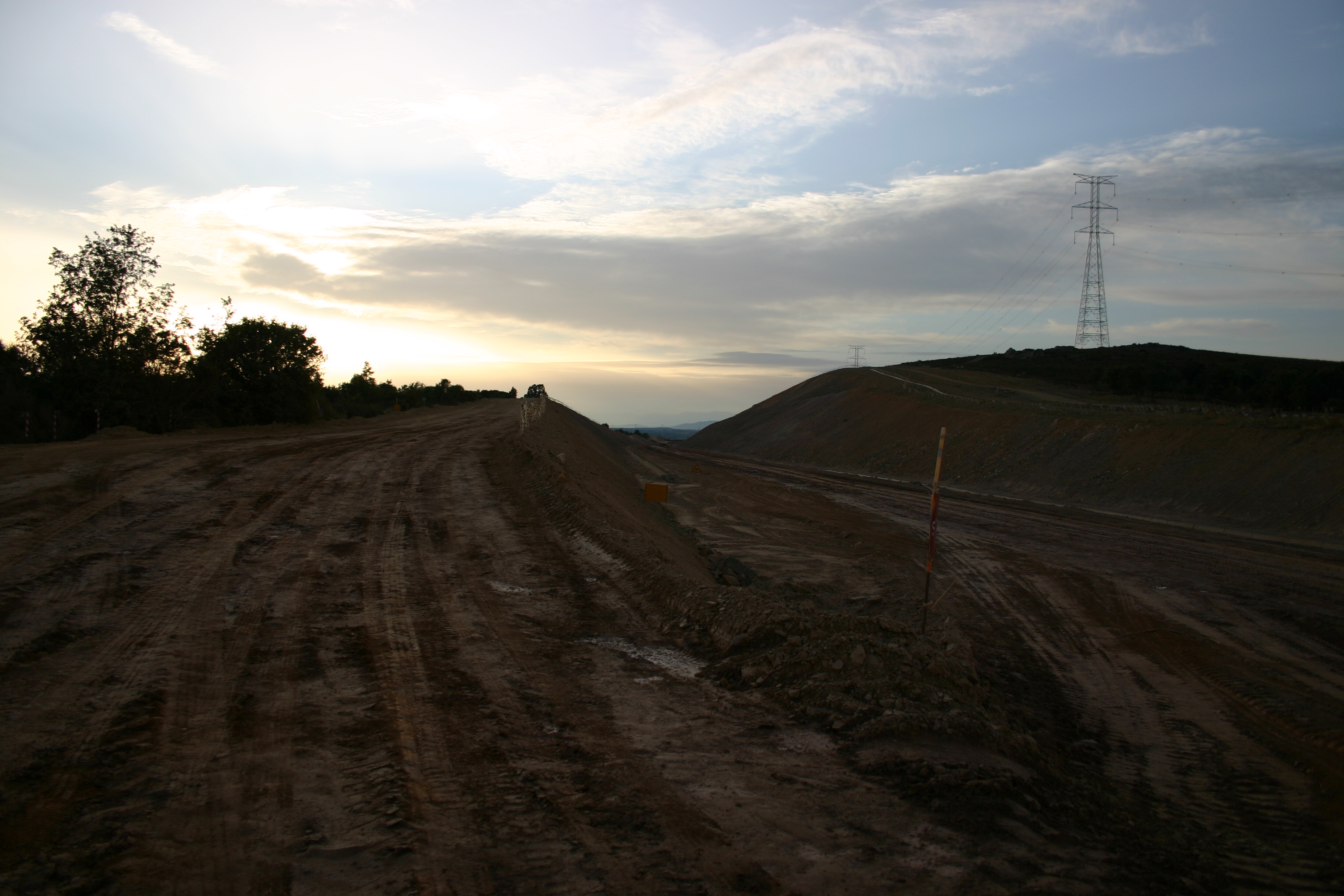 Obras de las vías del AVE