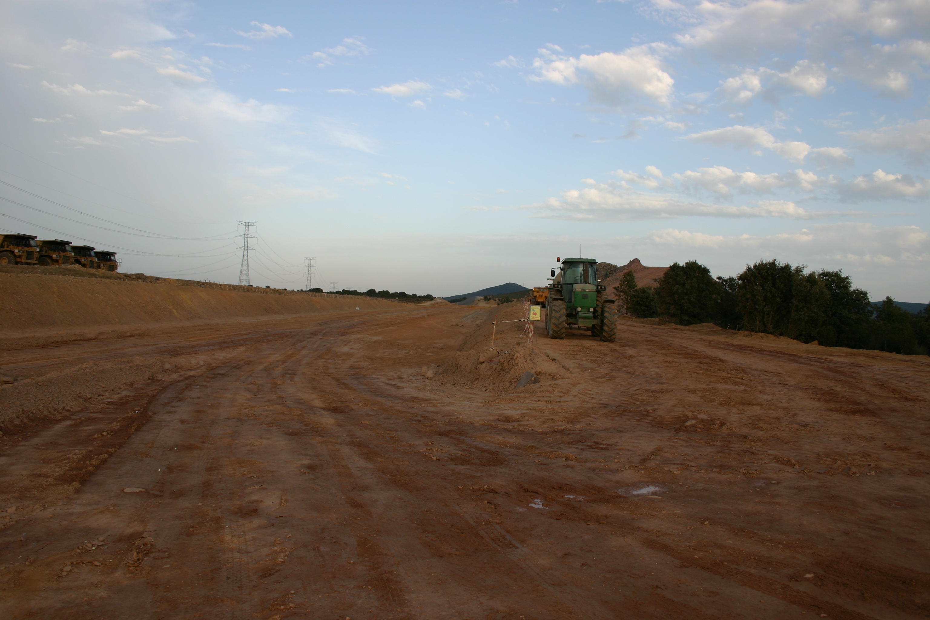 Obras de las vías del AVE