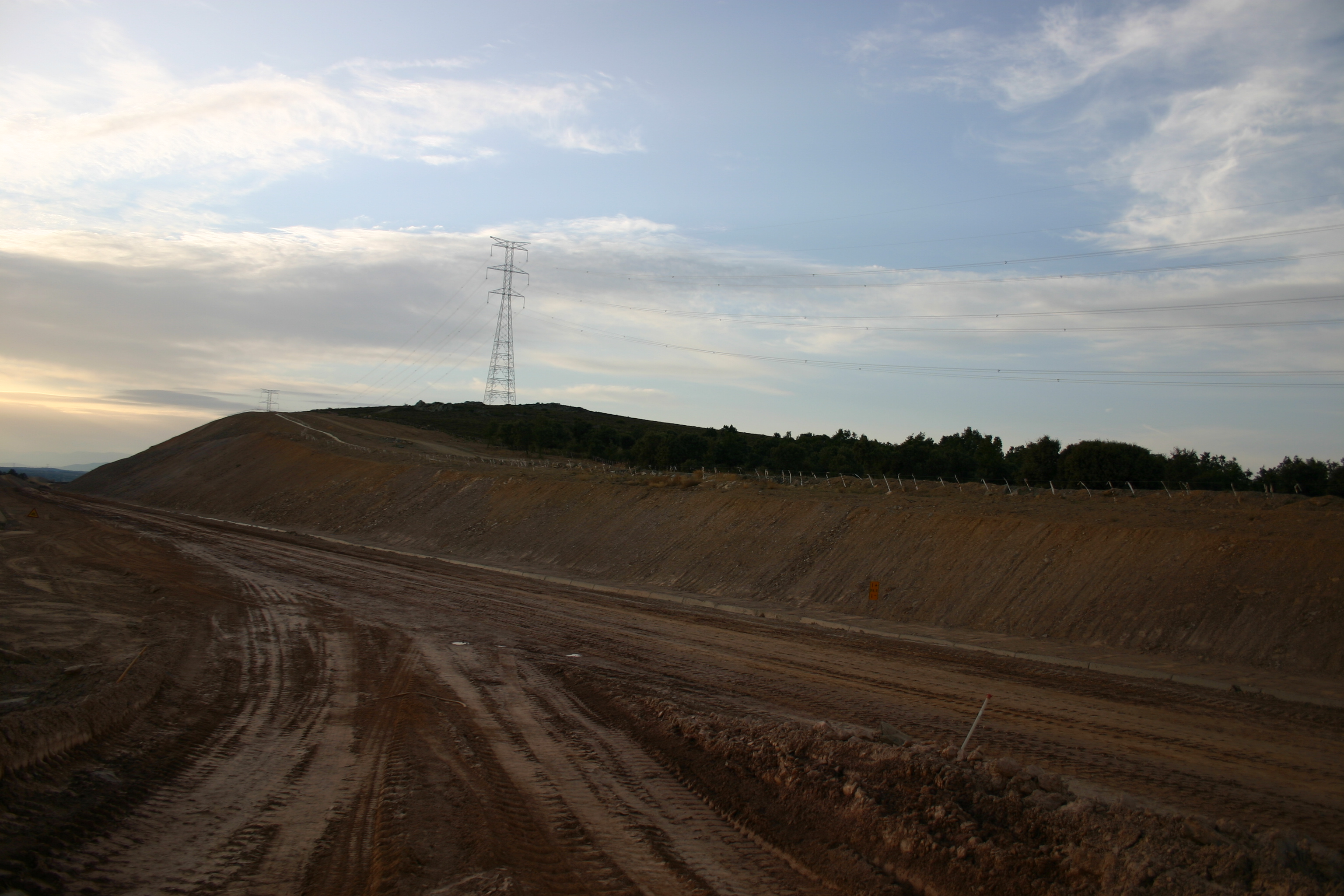 Obras de las vías del AVE