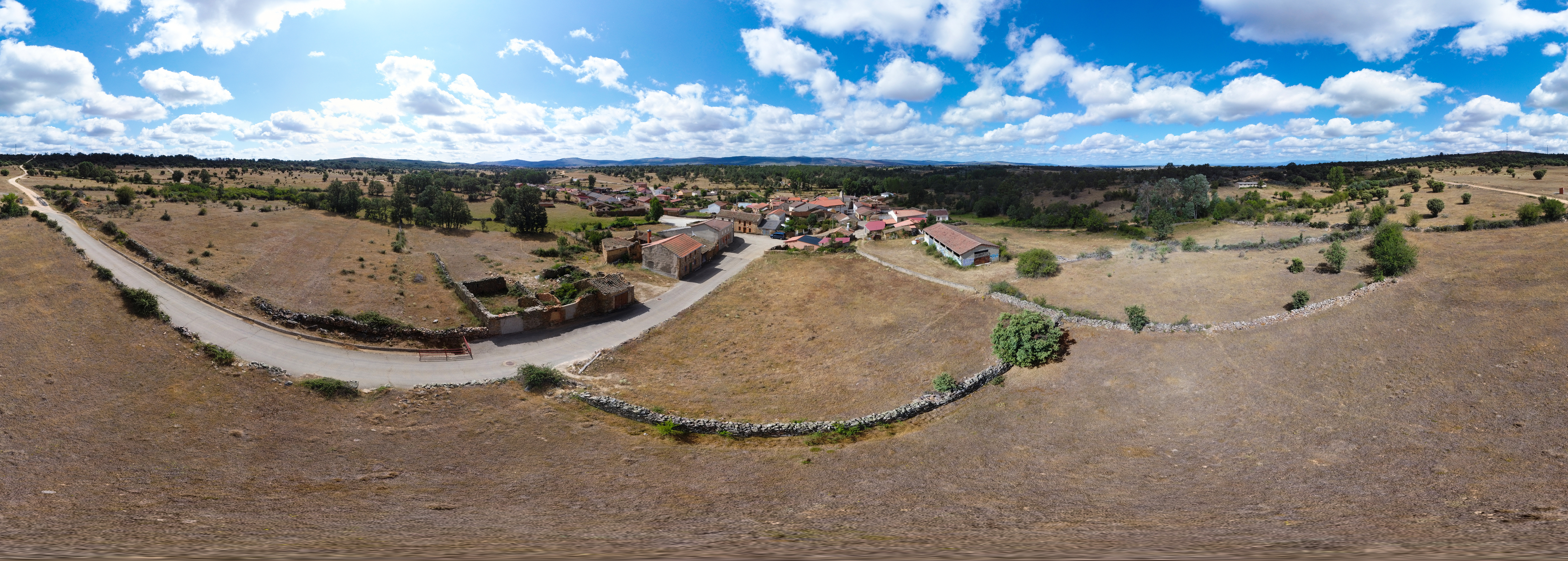 Vista aérea desde el depósito