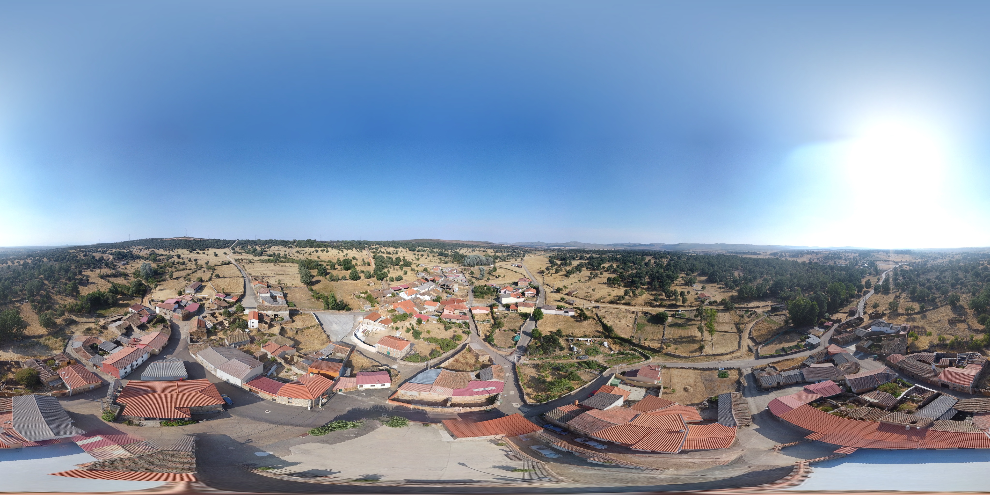 Panorámica desde el centro del pueblo